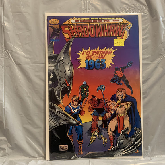 #14 Shadowhawk I’d Rather be in 1963 The Monster Within Part 3 Image Comics AN 7483