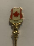 Banff Gondola Lift Alberta Canadian Flag Souvenir Spoon