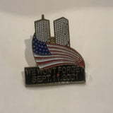 We Won't Forget Sept 11 2001 New York Lapel Hat Pin AB