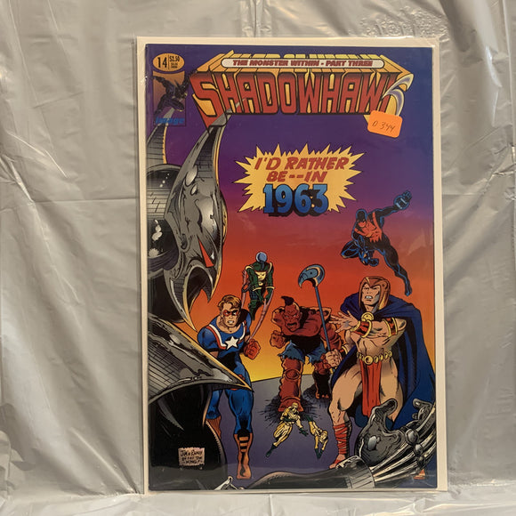 #14 Shadowhawk I’d Rather be in 1963 The Monster Within Part 3 Image Comics AN 7484