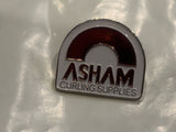 Asham Curling Supplies Logo Lapel Hat Pin