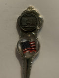 Minnesota American Flag Souvenir Spoon
