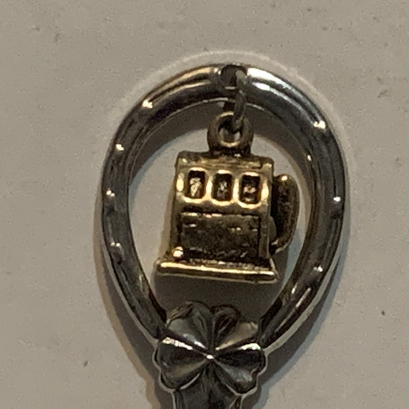 Reno Nevada Slot Machine Collectable Souvenir Spoon CL