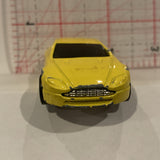 Yellow Aston Martin V8 Vantage Hot Wheels Diecast Cars CF