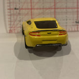 Yellow Aston Martin V8 Vantage Hot Wheels Diecast Cars CF