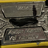 Yellow Aston Martin V8 Vantage Hot Wheels Diecast Cars CF