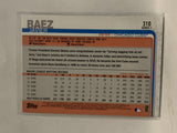 #310 Javier Baez Chicago Cubs 2019 Topps Series One Baseball Card