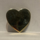 Yellow Heart Lapel Hat Pin