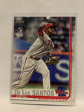 #291 Enyel De Los Santos Rookie Philadelphia Phillies 2019 Topps Series One Baseball Card