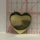 Yellow Heart Lapel Hat Pin