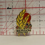 Brandon Manitoba City Logo Lapel Hat Pin