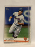 #172 Brandon Nimmo New York Mets 2019 Topps Series One Baseball Card
