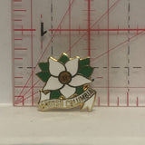 British Columbia Dogwood Flower Lapel Hat Pin