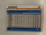 #172 Brandon Nimmo New York Mets 2019 Topps Series One Baseball Card