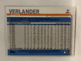 #57 Justin Verlander Houston Astros 2019 Topps Series One Baseball Card