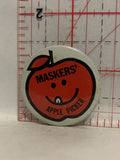 Maskers' Apple Picker Button Pinback