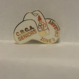 C.R.C.A. Seniors Zone 3 Calgary Olympics Hat Lapel Hat Pin