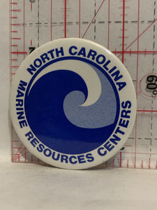 North Carolina Marine Resources Centers Button Pinback