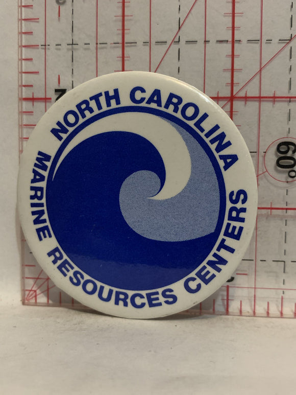 North Carolina Marine Resources Centers Button Pinback