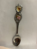 Mother with Love Pink Rose Souvenir Spoon