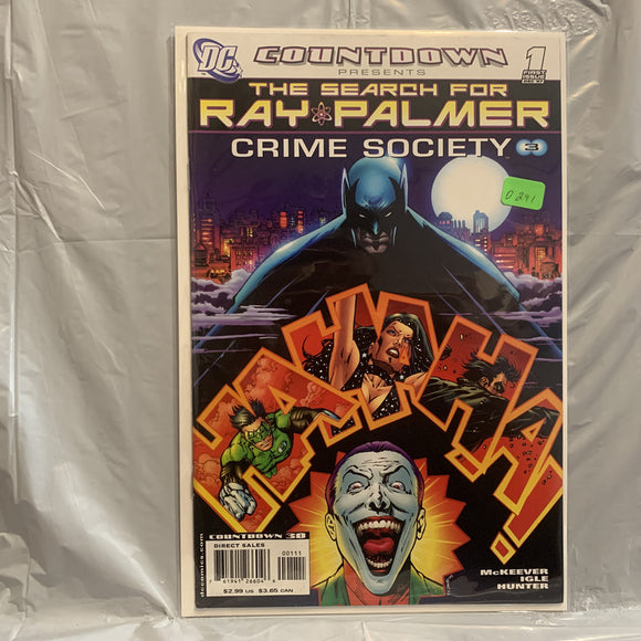 #1 The Search for Ray Palmer Crime Society 3 DC Comics AN 7518