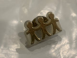 People Holding Hands Lapel Hat Pin