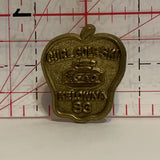 Curl Golf Ski K-40 Kelowna 83 Apple Logo Lapel Hat Pin