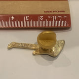 Red Guitar Lapel Hat Pin AB