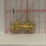 USA Denmark Friendship Flags Lapel Hat Pin