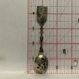 Nova Scotia Crest Emblem Flowers Collectable Souvenir Spoon CL