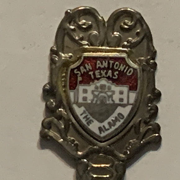 San Antonio Texas The Alamo Collectable Souvenir Spoon CL