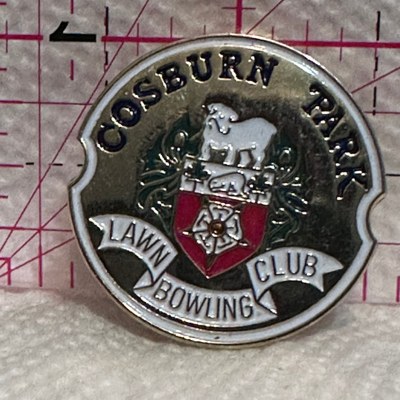 Cosburn Park Lawn Bowling Club  Lapel Pin