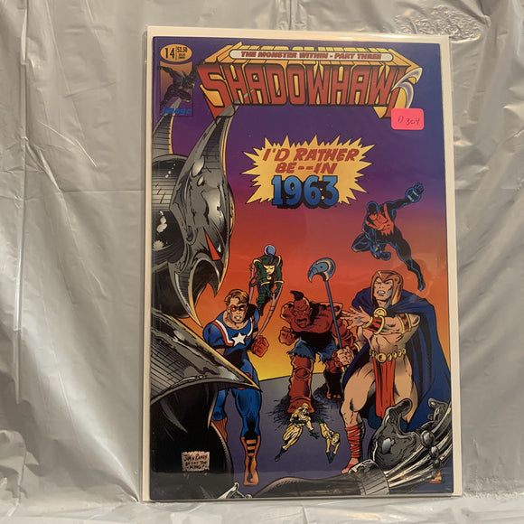 #14 Shadowhawk I’d Rather be in 1963 The Monster Within Part 3 Image Comics AN 7529