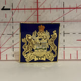 Alberta Coat of Arms Blue Lapel Hat Pin