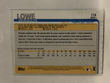 #114 Brandon Lowe Rookie Tampa Bay Rays 2019 Topps Series One Baseball Card