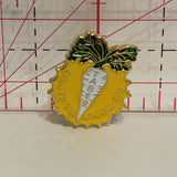 Taber Land of the Looong Sun Carrot Alberta Lapel Hat Pin