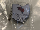 Buckeye State Ohio Lapel Hat Pin