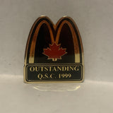 Mcdonalds Outstanding Q.S.C. 1999 Canada Lapel Hat Pin