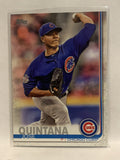 #105 Jose Quintana Chicago Cubs 2019 Topps Series One Baseball Card