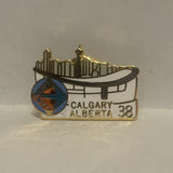 Calgary Alberta 38 CUPE SCFP Lapel Hat Pin