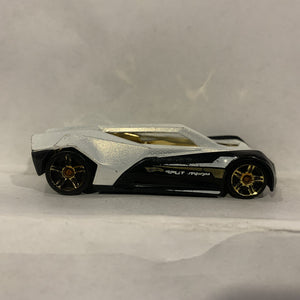 White  Split Vision Hot Wheels Diecast Cars CE