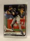 #308 Yolmer Sanchez Chicago White Sox 2019 Topps Series One Baseball Card