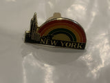New York City Rainbow Lapel Hat Pin