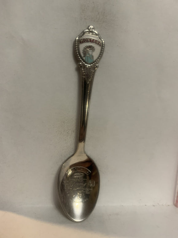 Montana Treasure State Native Chief Souvenir Spoon