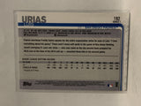 #192 Luis Urias Rookie San Diego Padres 2019 Topps Series One Baseball Card