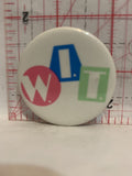 W I T Logo Button Pinback