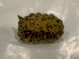 Lets Party Lslogan Lapel Hat Pin