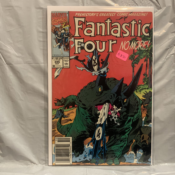 #345 Fantastic Four No More Marvel Comics AO 7556