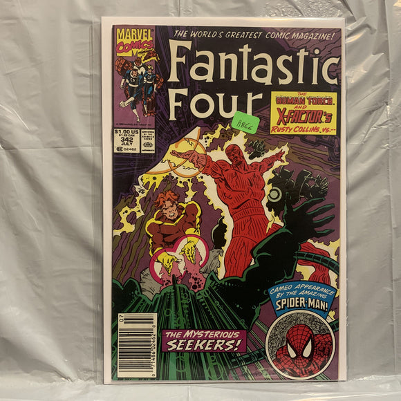 #342 Fantastic Four The Mysterious Seekers Marvel Comics AO 7559