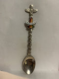 Peace River AB Totoem Pole Maple Leaf Souvenir Spoon